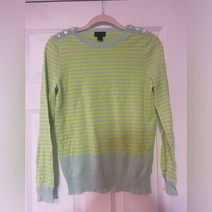J. Crew cashmere sweater. Women’s size small with buttons.